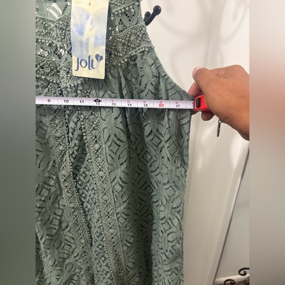 Jolt Seafoam Lace Swim Cover-Up. NWT - Picture 6 of 8
